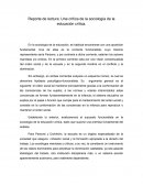 Reporte de lectura: Una crítica de la sociología de la educación crítica.
