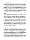 Tecnologías de sistemas de información