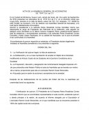 Acta de la asamblea general de accionistas de “KYR” S.A. de C.V