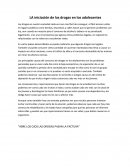 LA iniciación de las drogas en los adolecentes