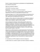 RELATO Y ANALISIS INDIVIDUALDE LA EXPERIENCIA DE TRANSFORMACION DE LA PRACTICA EDUCATIVA