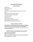 Convenio de Actuación Términos Básicos
