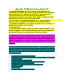 ¿Qué son las funciones del lenguaje?