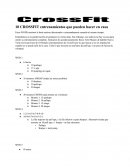 10 Сrossfit entrenamientos que pueden hacer en casa