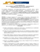 ACTA CONSTITUTIVA DE LA COMISION MIXTA DE CAPACITACION Y ADIESTRAMIENTO