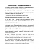 JUSTIFICACIÓN DE LA DENEGACIÓN DE LA INVESTIGACIÓN.