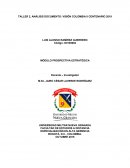 ANÁLISIS DOCUMENTO: VISIÓN COLOMBIA II CENTENARIO 2019