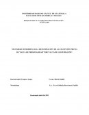NECESIDAD DE MODIFICAR LA DENOMINACIÓN DE LA EXCEPCIÓN PREVIA DE ¨FALTA DE PERSONALIDAD¨ POR ¨FALTA DE LEGITIMACIÓN¨.