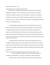 Implementacion y desarrollo. Página 1