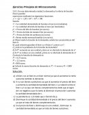 Ejercicios Principios de Microeconomía.