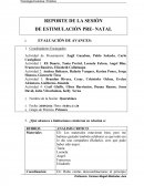 REPORTE DE LA SESIÓN DE ESTIMULACIÓN PRE- NATAL