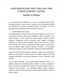 CASO BARCELONA TRACTION LIGHT AND POWER COMPANY LIMITED.