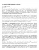 La situación social y económica en Palestina.