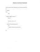Respuestas a Ejercicios de Programación.