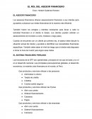 EL ROL DEL ASESOR FINANCIERO