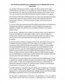 UN PASADO QUE GARANTIZA SU PERMANENCIA EN LA ORGANIZACIÓN DE SUS SOCIEDADES.