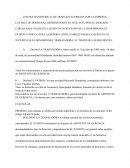 CONTRATO INDIVIDUAL DE TRABAJO CELEBRADA POR LA EMPRESA LOVABLE DE HONDURAS