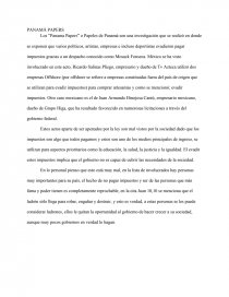 Panamá Papers. Página 1