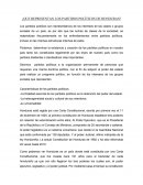 ¿Que representan los partidos políticos de Honduras?