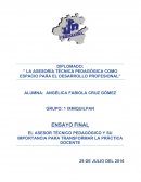 La asesoría técnica pedagógica como espacio para el desarrollo profesional