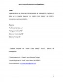 Implementación del Diplomado de Metodología de Investigación Científica en Salud en el Hospital Regional “Lic. Adolfo López Mateos” del ISSSTE. Innovando en educación médica.