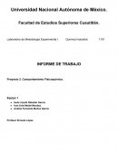 COMPORTAMIENTO FISICOQUIMICO.