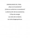 ¿Que es el ecosistema?