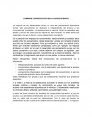 CAMBIOS COGNOSCITIVOS EN LA ADOLESCENCIA.