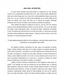 Una vida, un sentido.