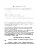 Filosofia del derecho penal