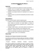 Actividad integradora del módulo. Cadena de suministro