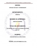 LA ESCLAVITUD EN ROMA Ensayo