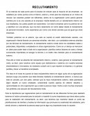 RECLUTAMIENTO ENSAYO