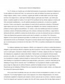 Razones para la Guerra de Independencia.