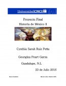 Proyecto Final Historia de México ll