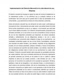 Implementación del Derecho Mercantil en la vida laboral de una Empresa