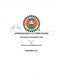 INTRODUCCION A LA COMPUTACION SOFTWARE DE INGENIERIA CIVIL