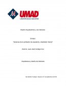 Ensayo “Alcances de la profesión de arquitecto y diseñador interior”