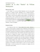 Análisis de la obra “Hamlet” de William Shakespeare