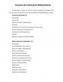 ESTRUCTURA DECLARACIÓN AMBIENTAL.