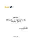 Materiales de impresión en la industria gráfica