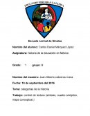 Categorias de la historia.