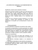 LOS DERECHOS HUMANOS Y SUS DIMENSIONES EN AMERICA