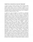 CONCEPTO DE LA VIGILANCIA DE LA SALUD DEL TRABAJADOR