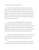 LA EDUCACIÓN SEGÚN VICTORINO DE FELTRE.