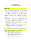 CIENCIAS SOCIALES II ACTIVIDADES DE APRENDIZAJE