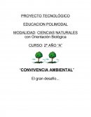 Proyecto Medio Ambiente. El gran desafío...