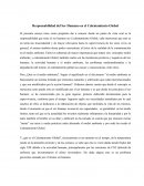 Responsabilidad del Ser Humano en el Calentamiento Global.