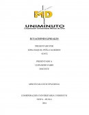 LINEAS RECTAS Y ECUACIONES LINEALES