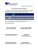 Acta reposicion sacos defectuosos